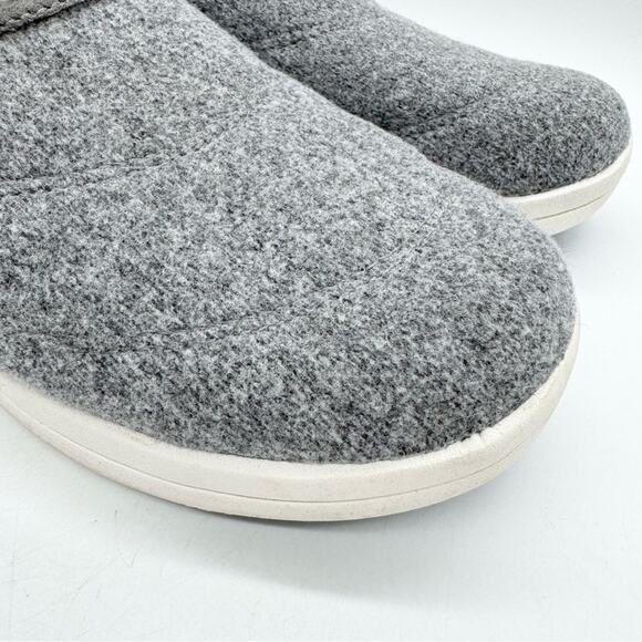 Vessi Women's Sunday Slippers 100% Waterproof Wool Slate Grey Size 7 Loungewear - Picture 5 of 12